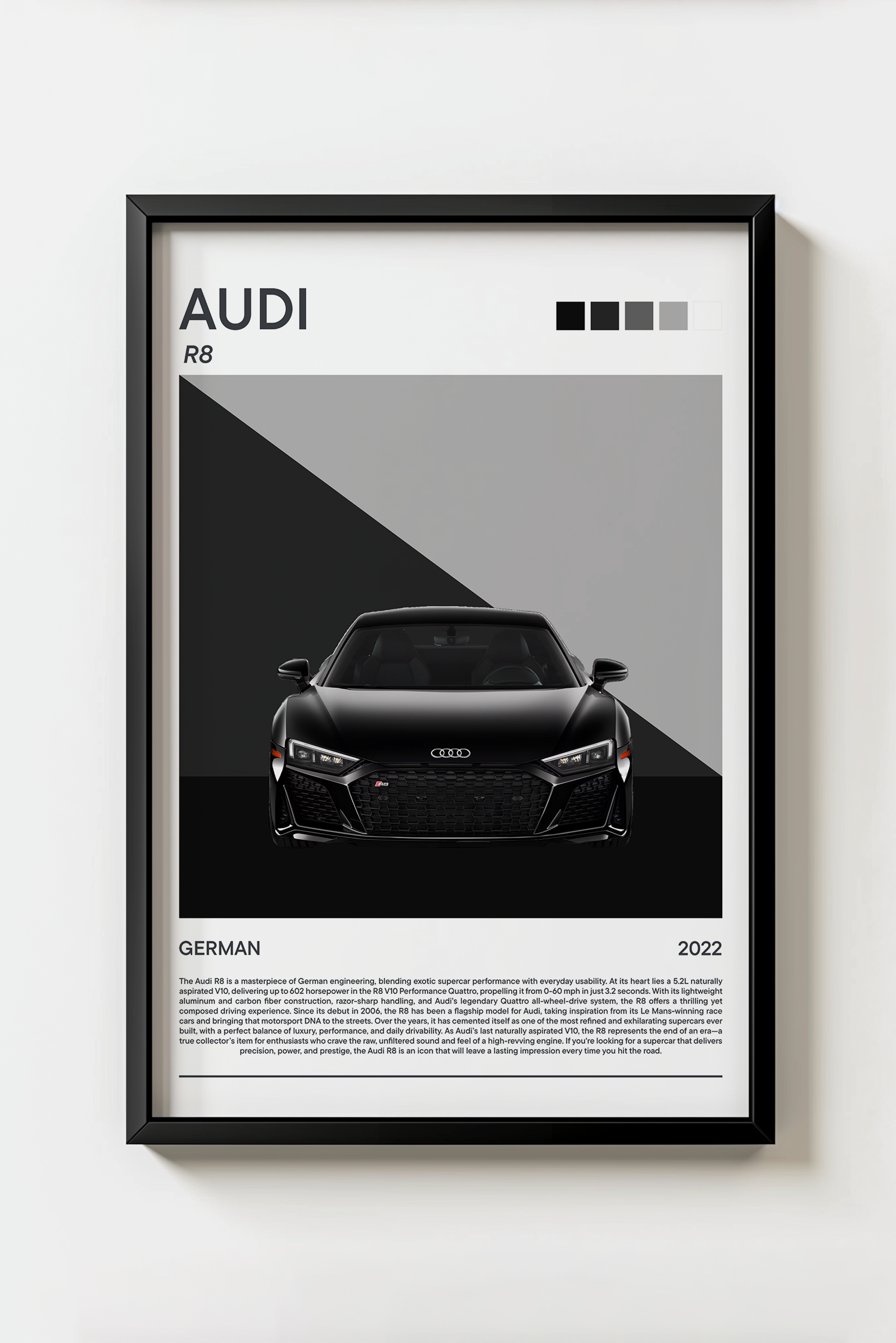 Audi R8 – Midnight Decor
